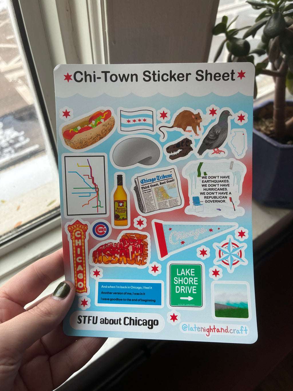 Chi-Town Sticker Sheet