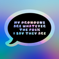 Identity Stickers - Sexuality, Pronouns, Gender