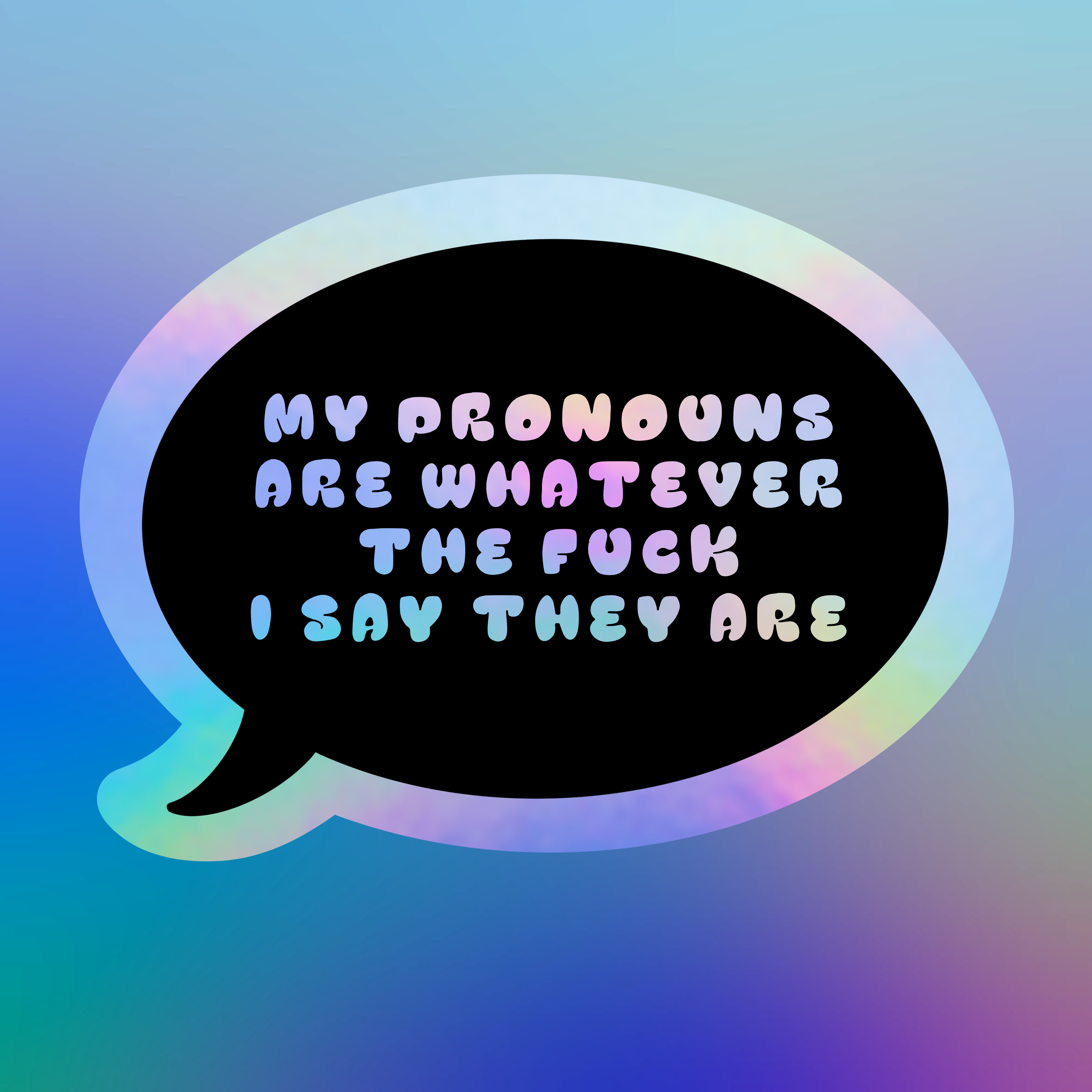 Identity Stickers - Sexuality, Pronouns, Gender