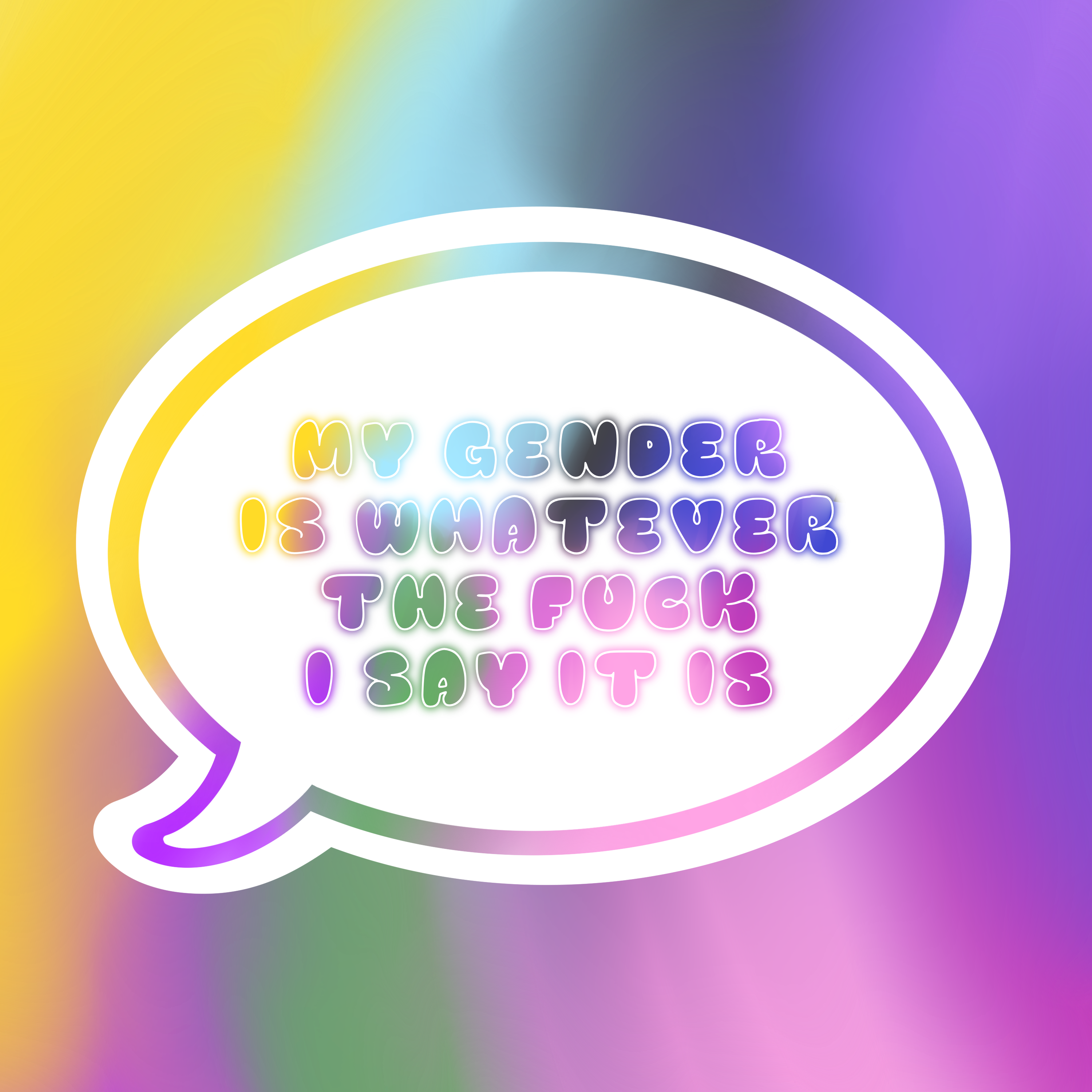 Identity Stickers - Sexuality, Pronouns, Gender