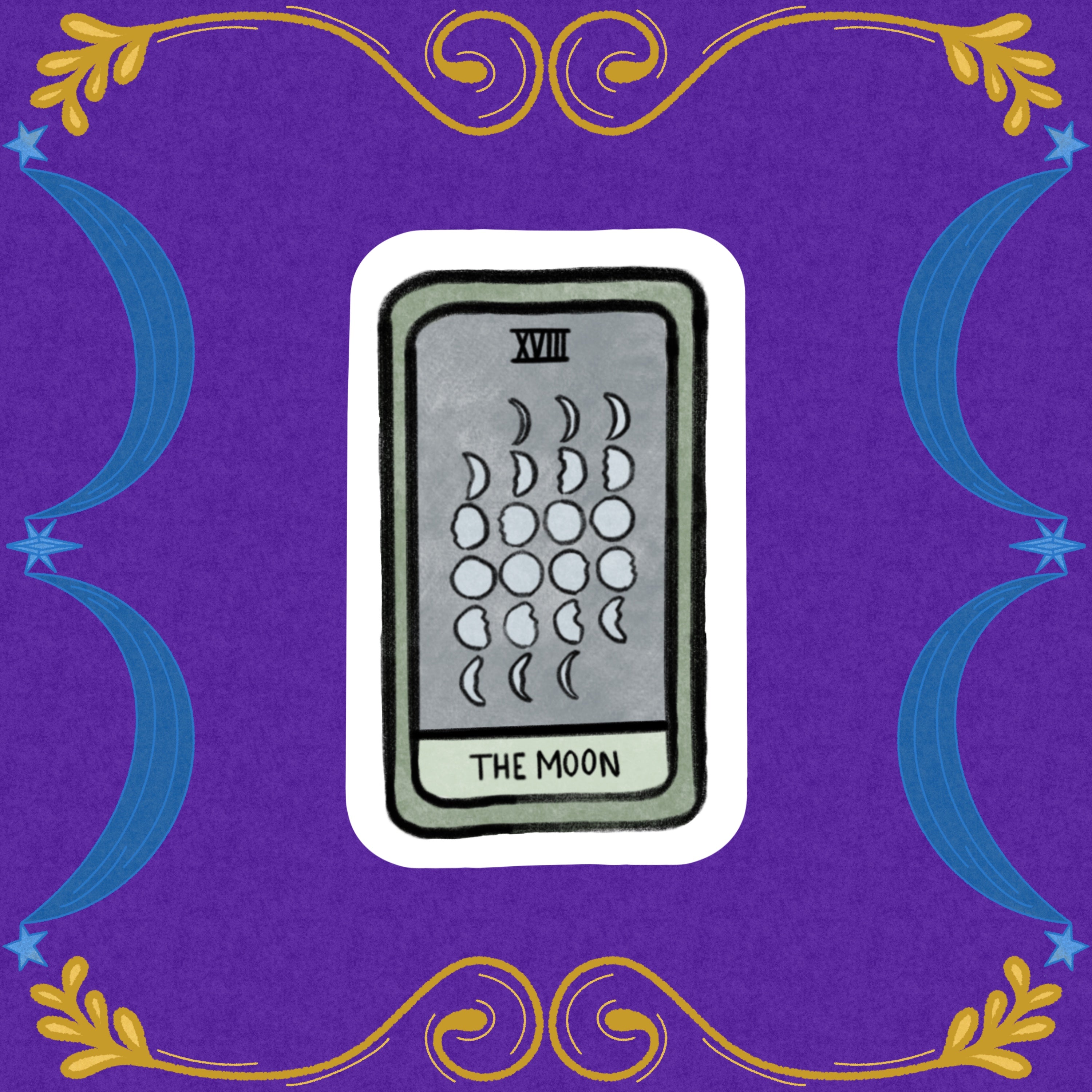 Major Arcana Tarot Card Stickers