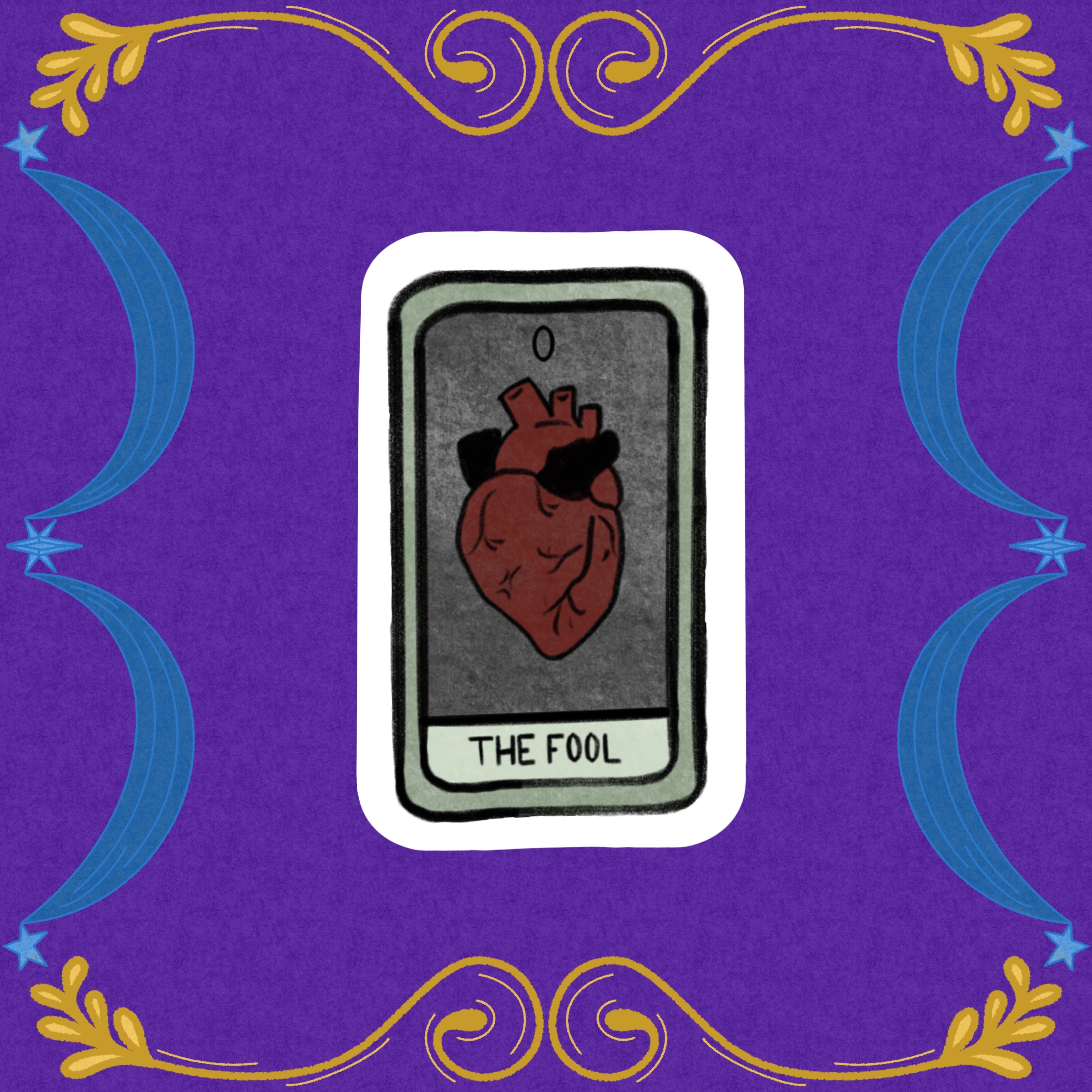 Major Arcana Tarot Card Stickers