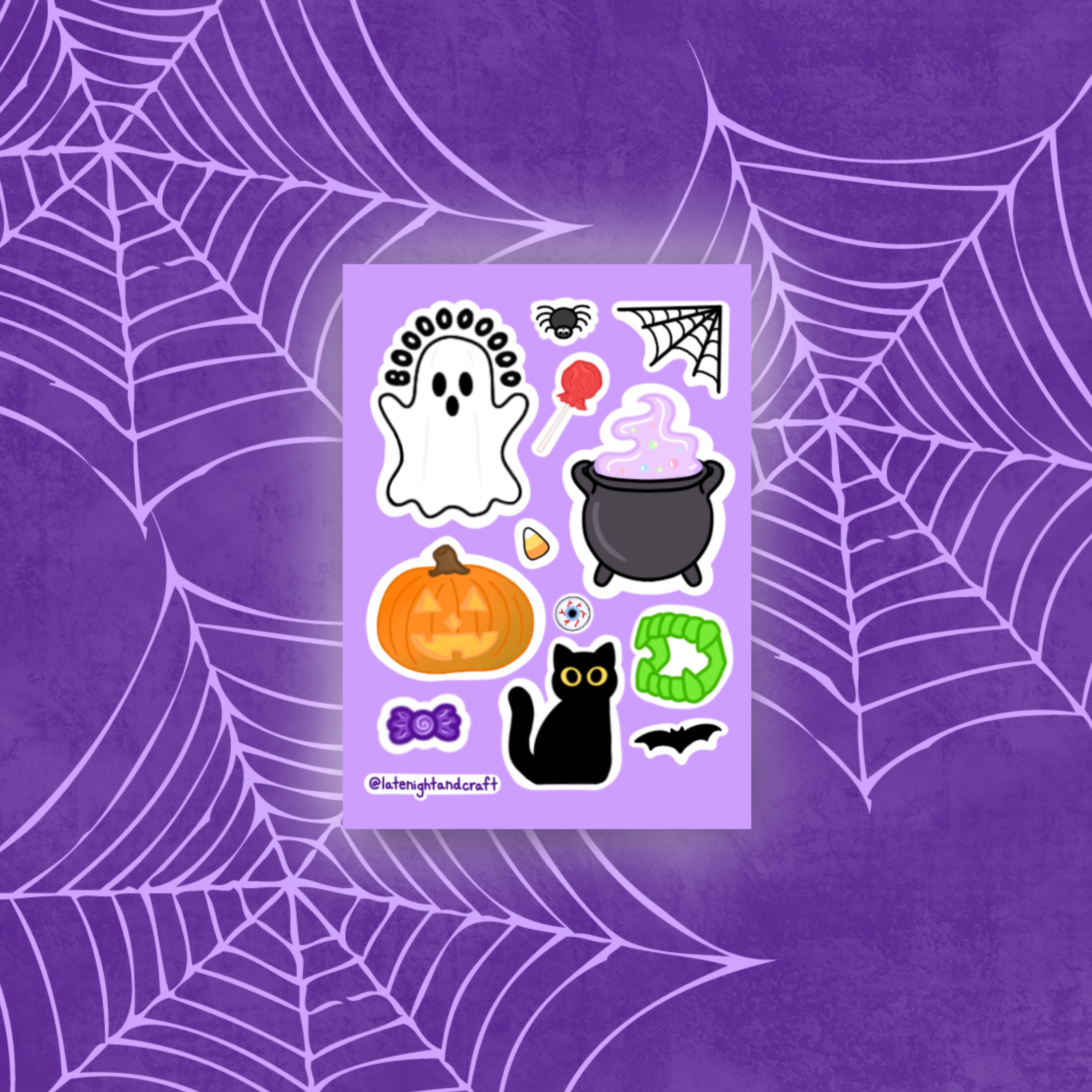 Halloweenie Mini Sticker Sheet
