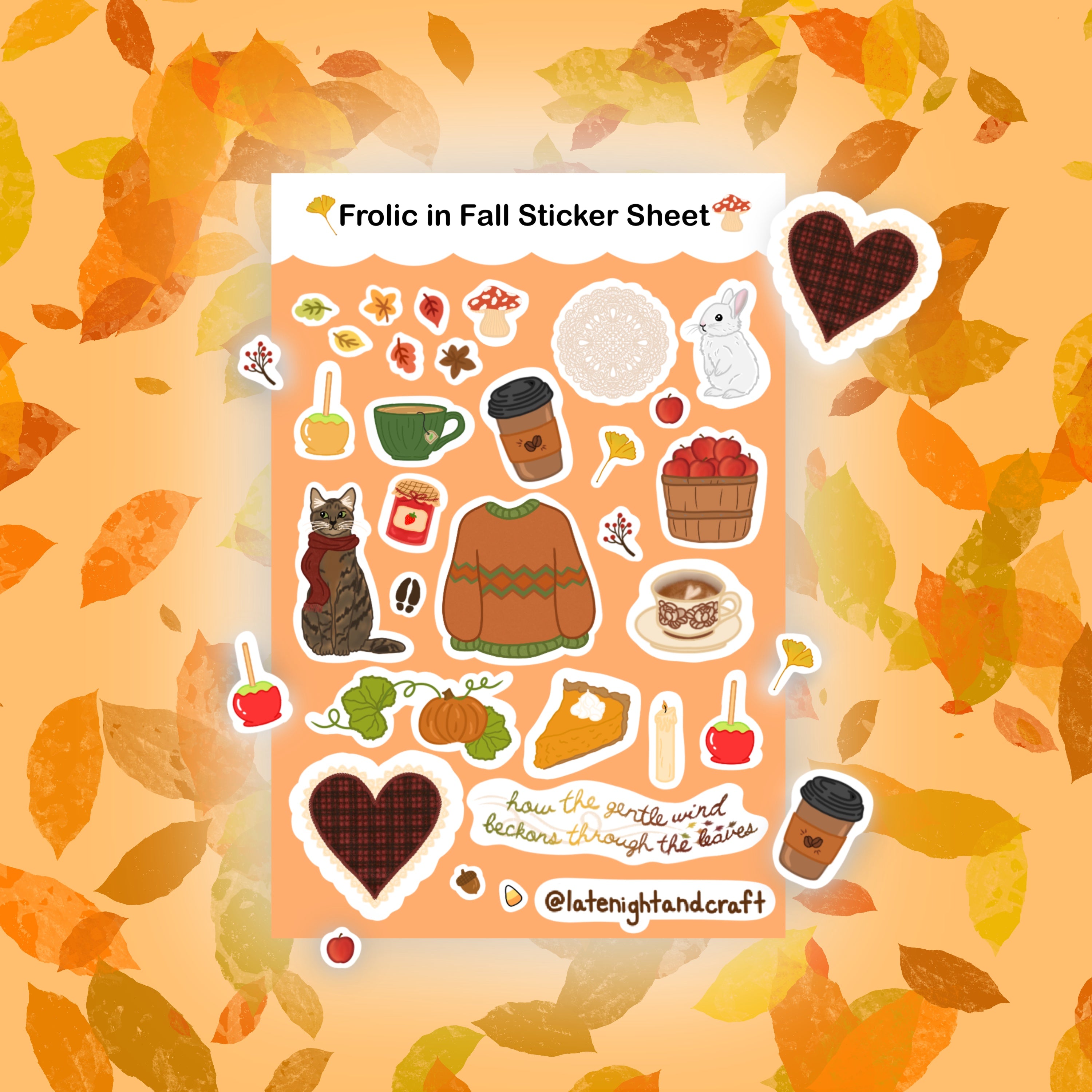 Frolic in Fall Sticker Sheet