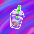 Cosmic Boba Sticker