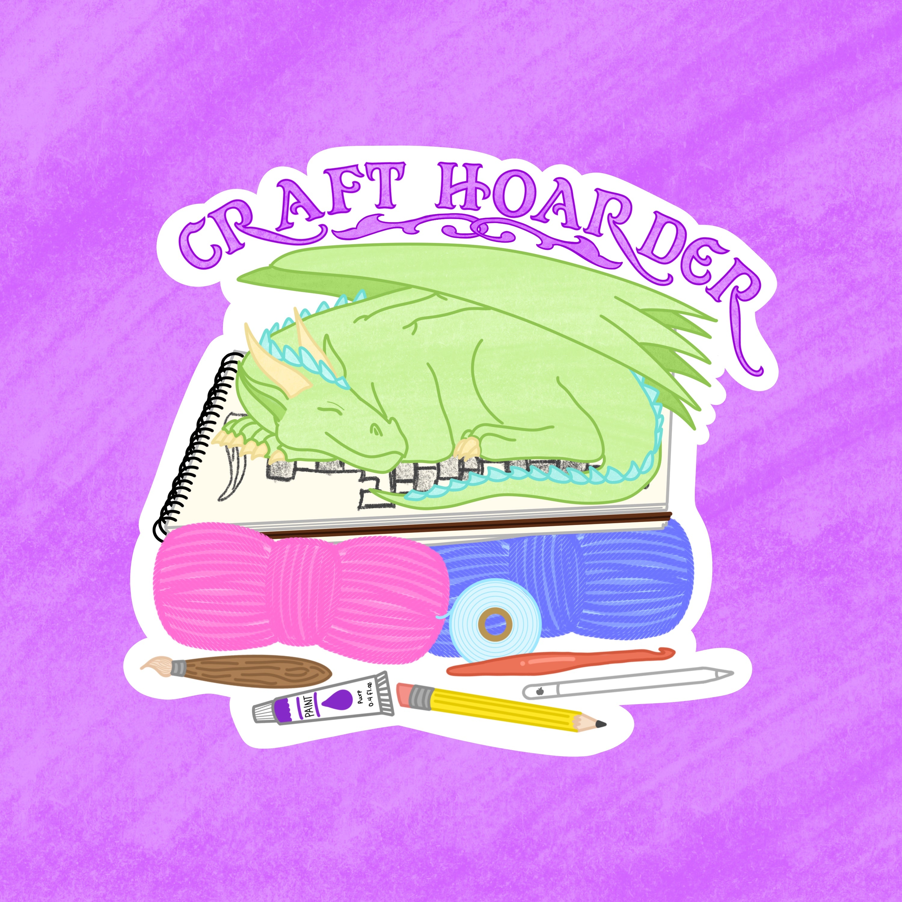 Craft Hoarder Sticker