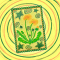 Golden Dandelion - Art Print