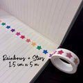Rainbows + Stars Washi Tape