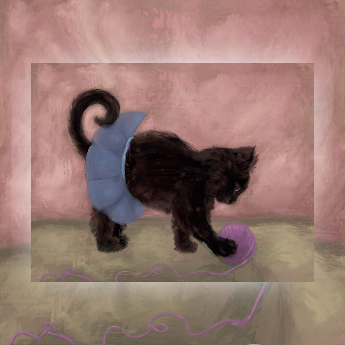 Tutu Cat - Art Print