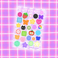 Buttons Sticker Sheet