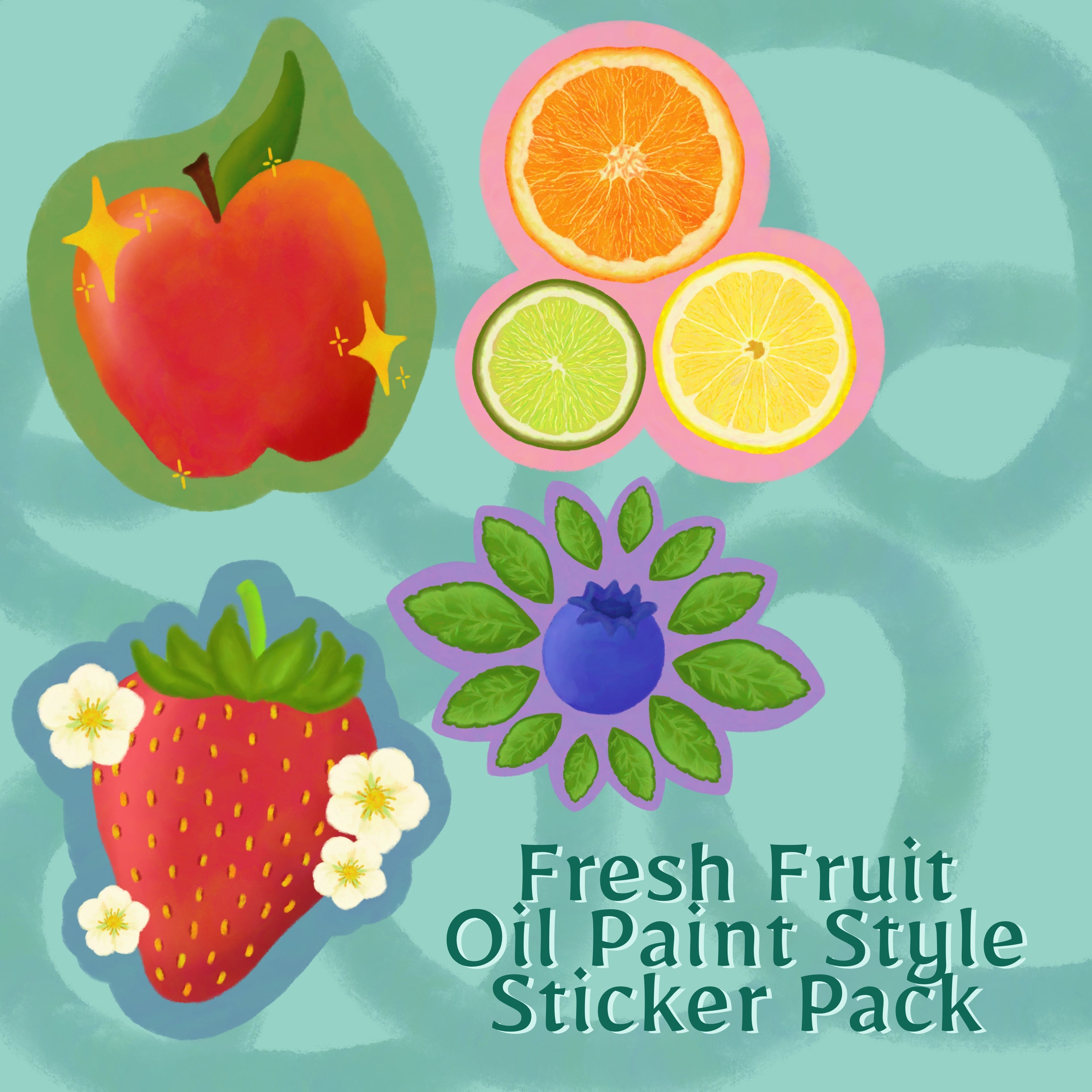 Fresh Fruit Sticker Pack