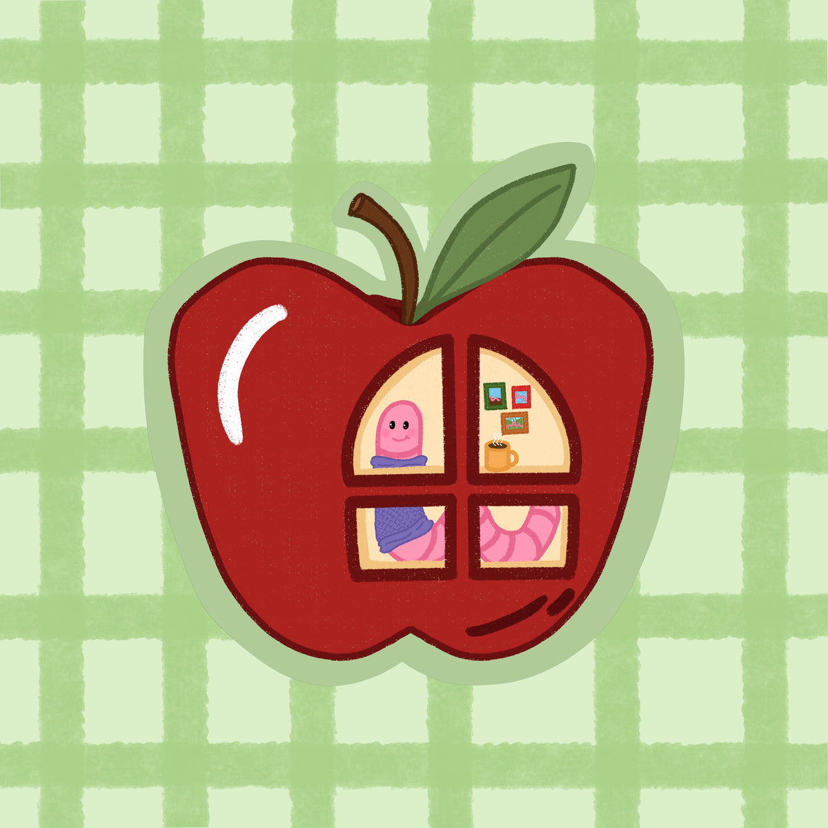 An Apple Home Sticker